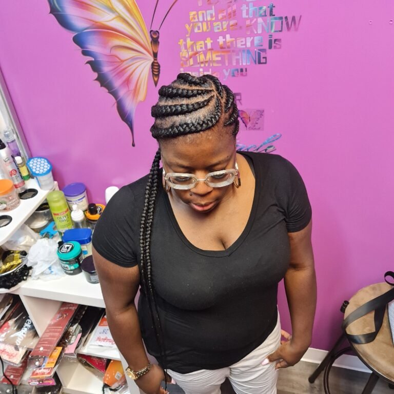 Feed-in Cornrows by Touch of Heaven African Hair Braiding